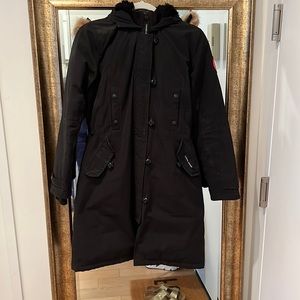 Canada goose sz xs down coat black